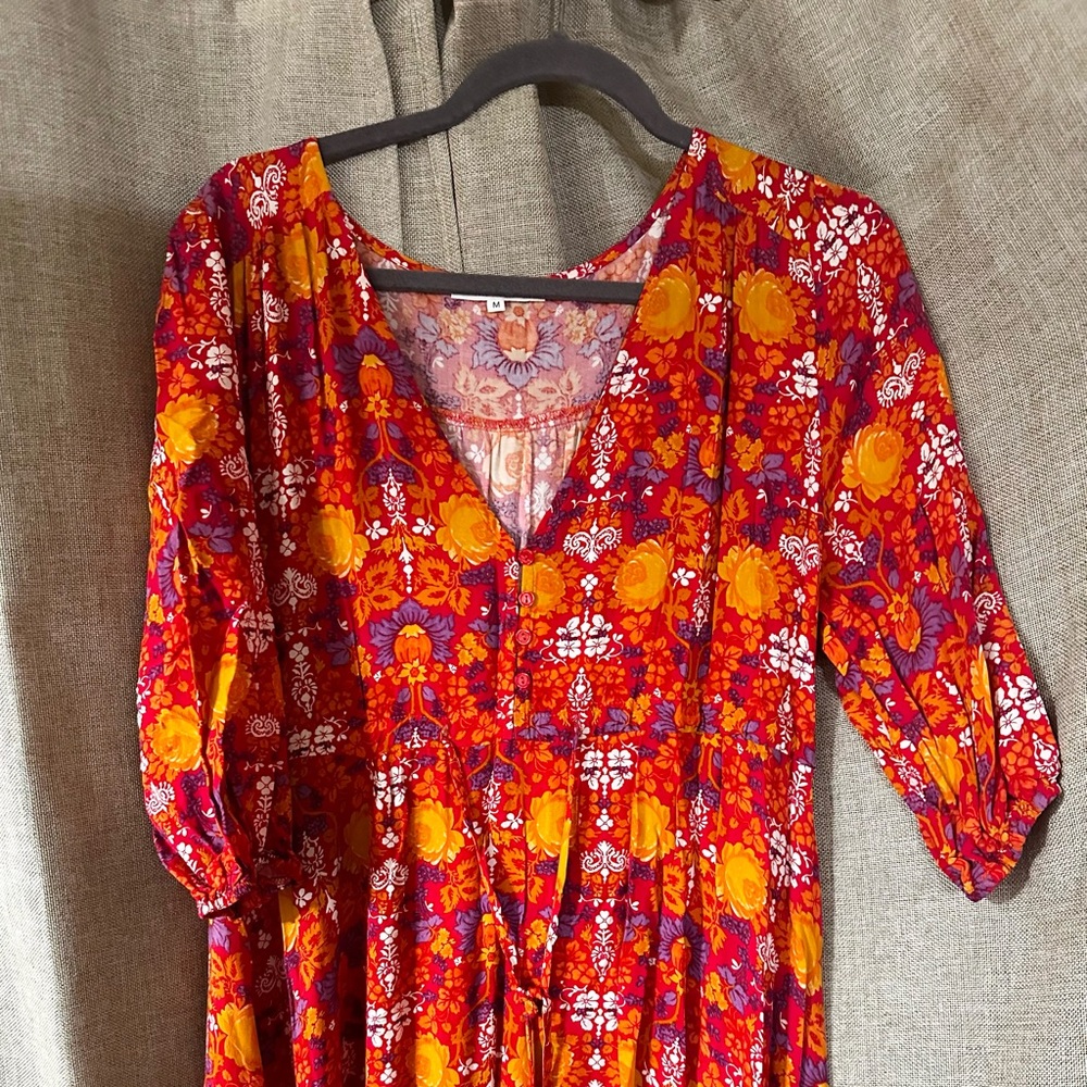 Floral maxi dress